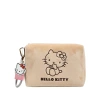 Sanrio HelloKitty light and soft makeup bag, cute cartoon large capacity, high-end three-dimensional storage bag Item Picture